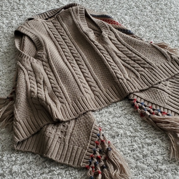 SLEEVELESS CARDIGAN - SWEATER - Picture 5 of 7